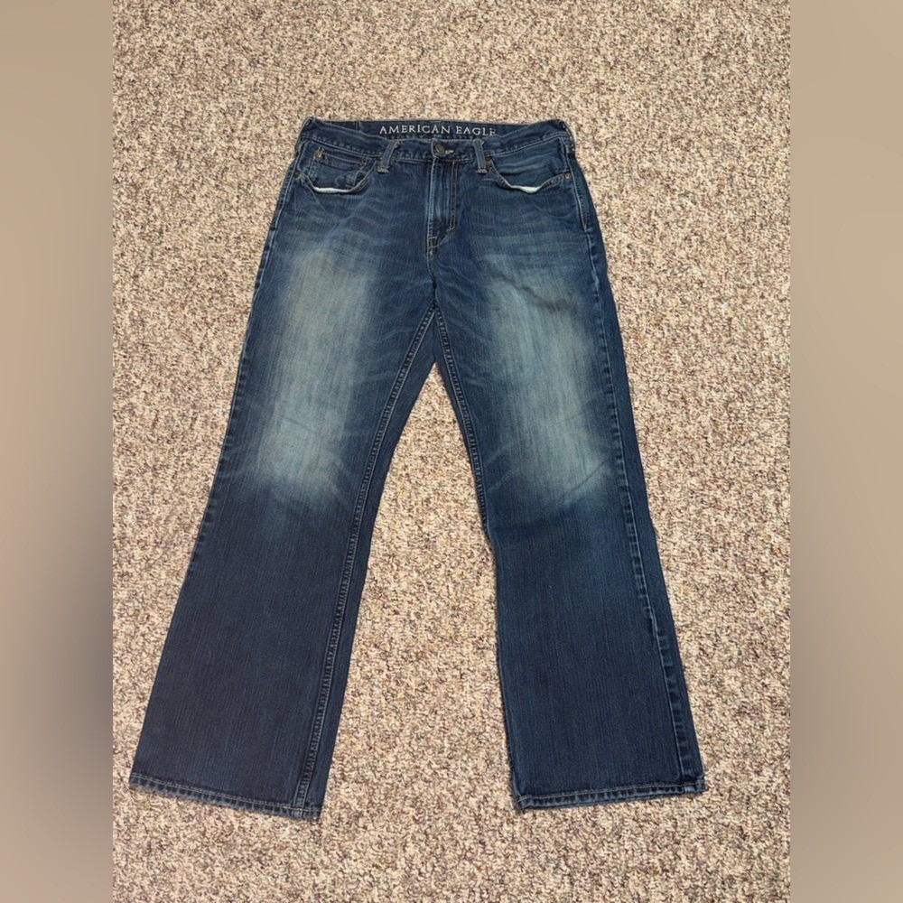 Men's size 33 American Eagle Blue Denim Jeans, bootcut